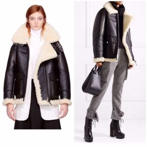 Burberry Aviator  leather jacket